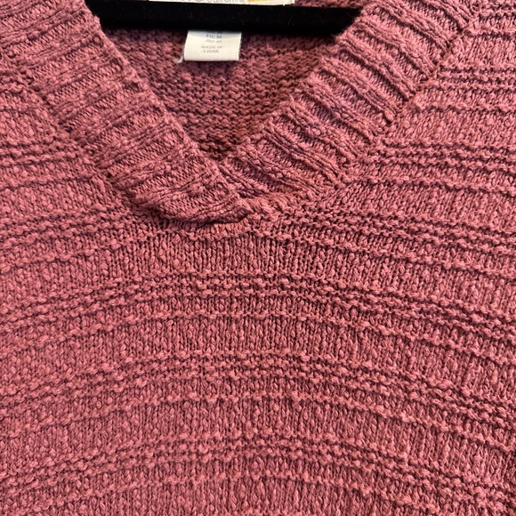 C&C California V-Neck Sweater - Dusty Rose - Picture 2 of 7